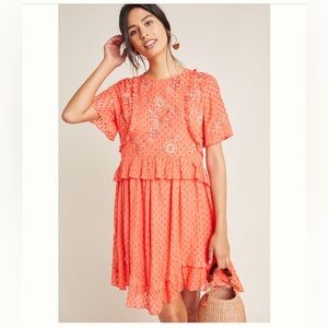 Anthropologie Ranna Gill Basilia Embroidered Dress